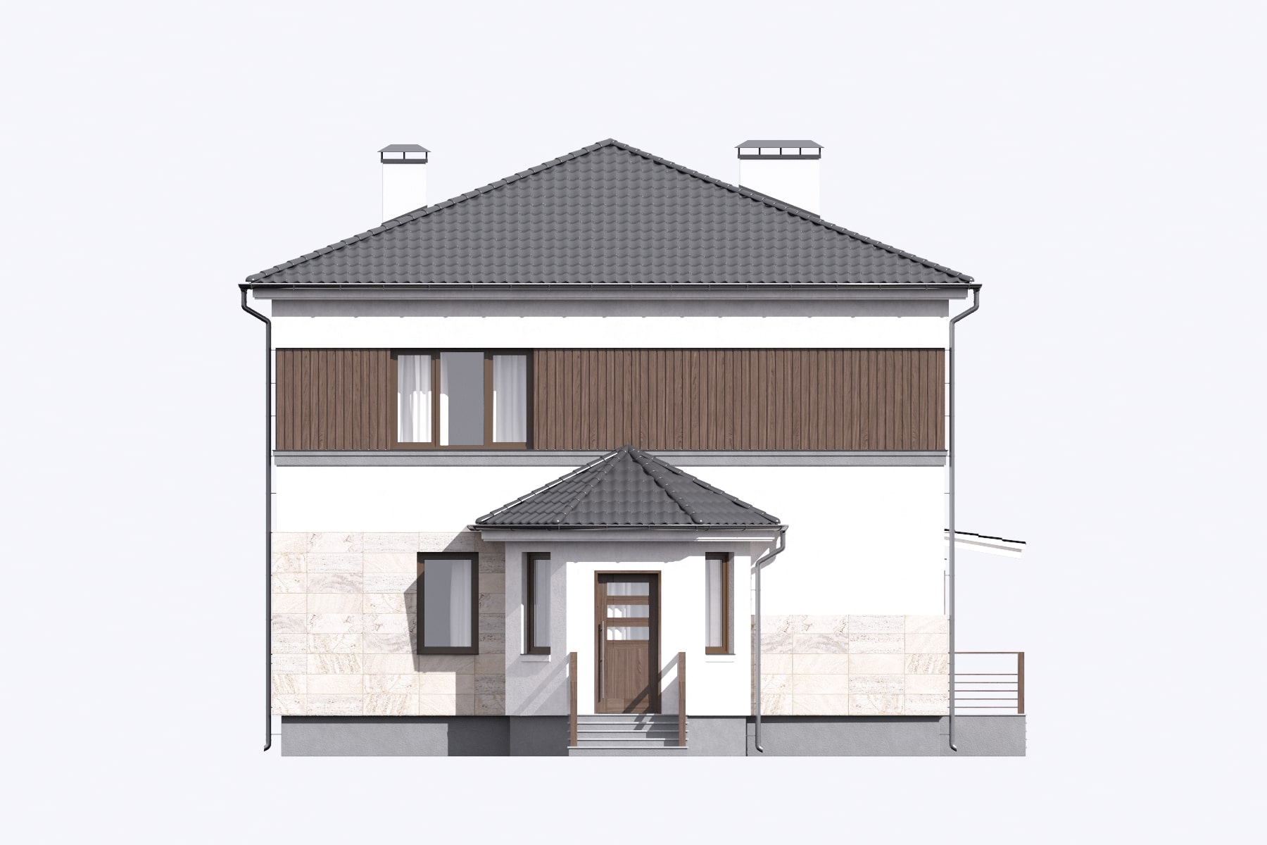 Проект двухэтажного дома «КД-33» - Antei.by-7