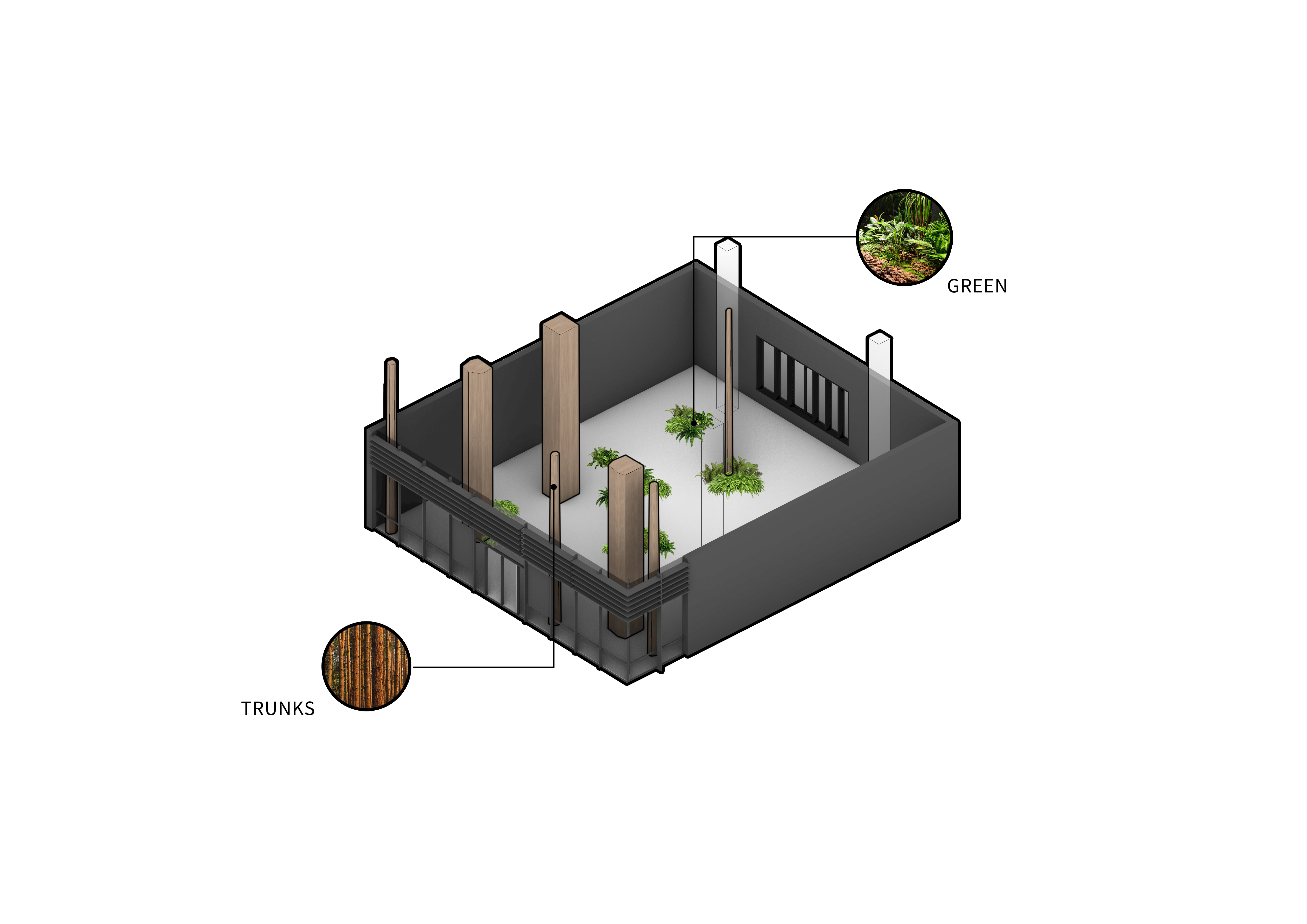 BALANCE BETWEEN LIFE AND NATURE｜抽象北欧森林中的厨电展厅-36