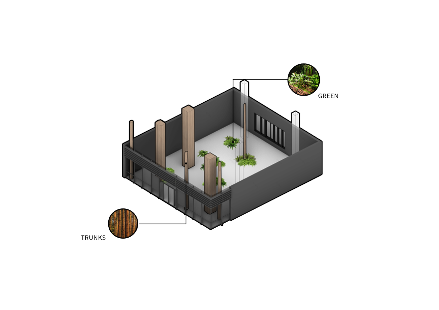 BALANCE BETWEEN LIFE AND NATURE|抽象北欧森林中的厨电展厅-36