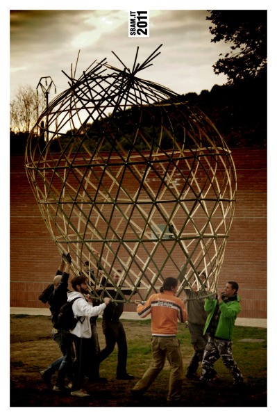 意大利Massarosa  Stiava实验性竹制网格壳丨工作  组AK0,意大利竹子协会（A.I.B.）-15