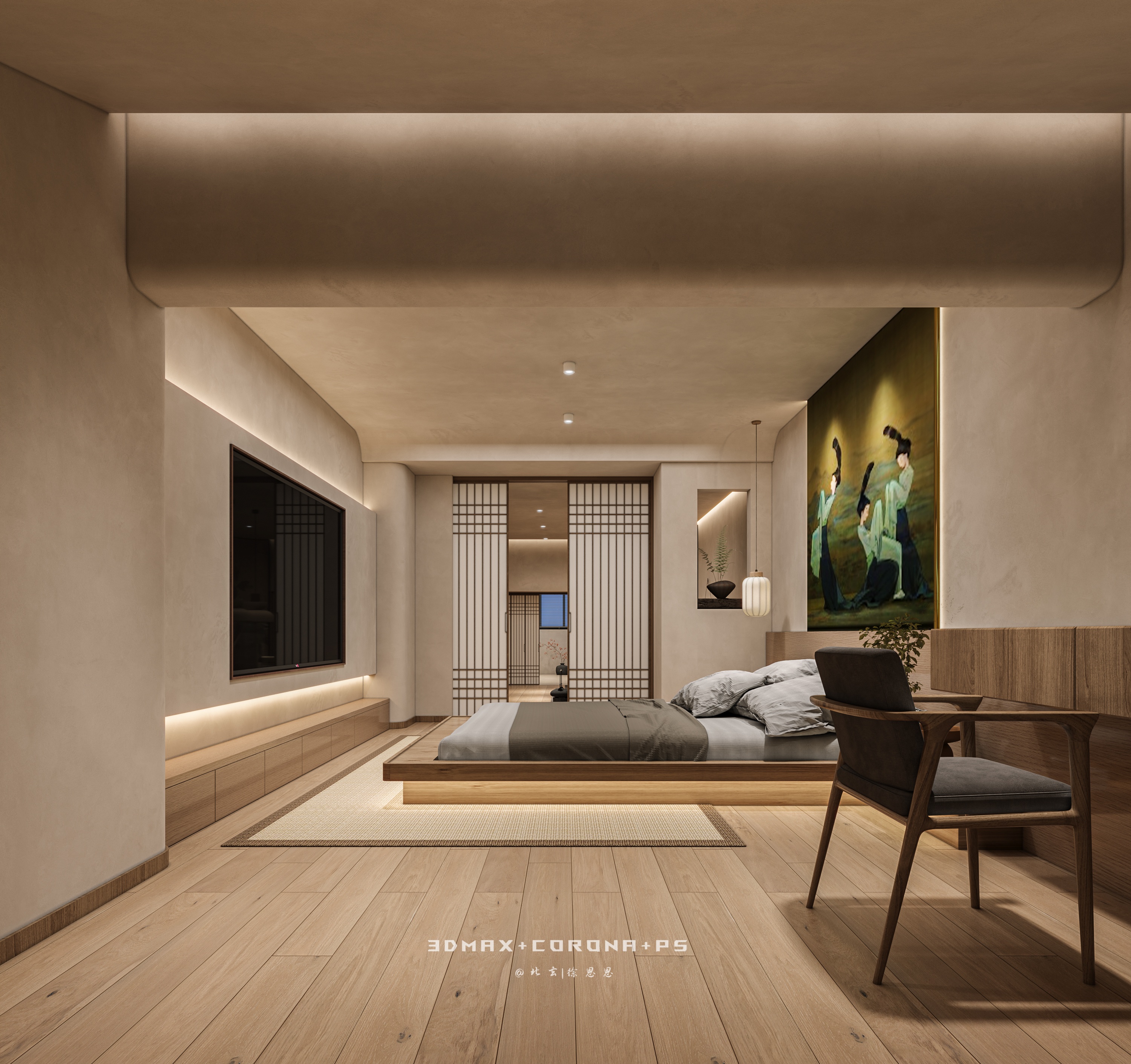 灰调侘寂 × 原木禅风：收藏店的东方美学叙事-10