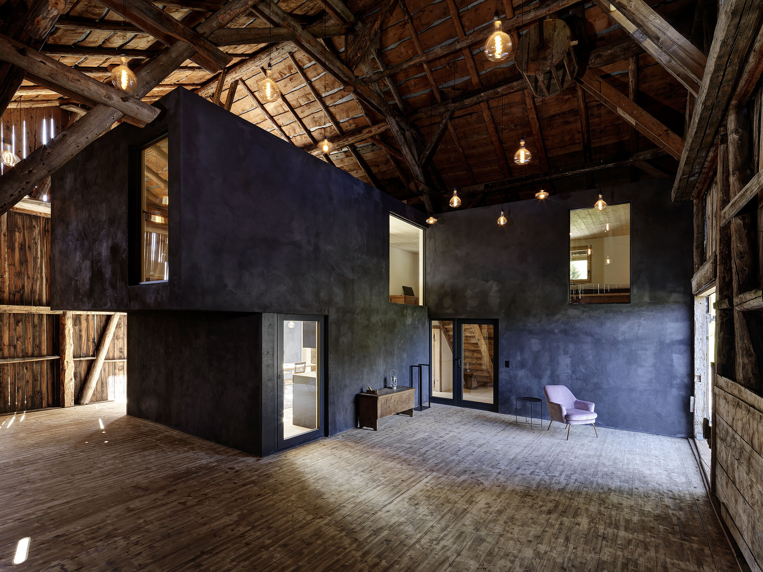 瑞士山地小屋的现代改造丨Christoph Cavigelli-38