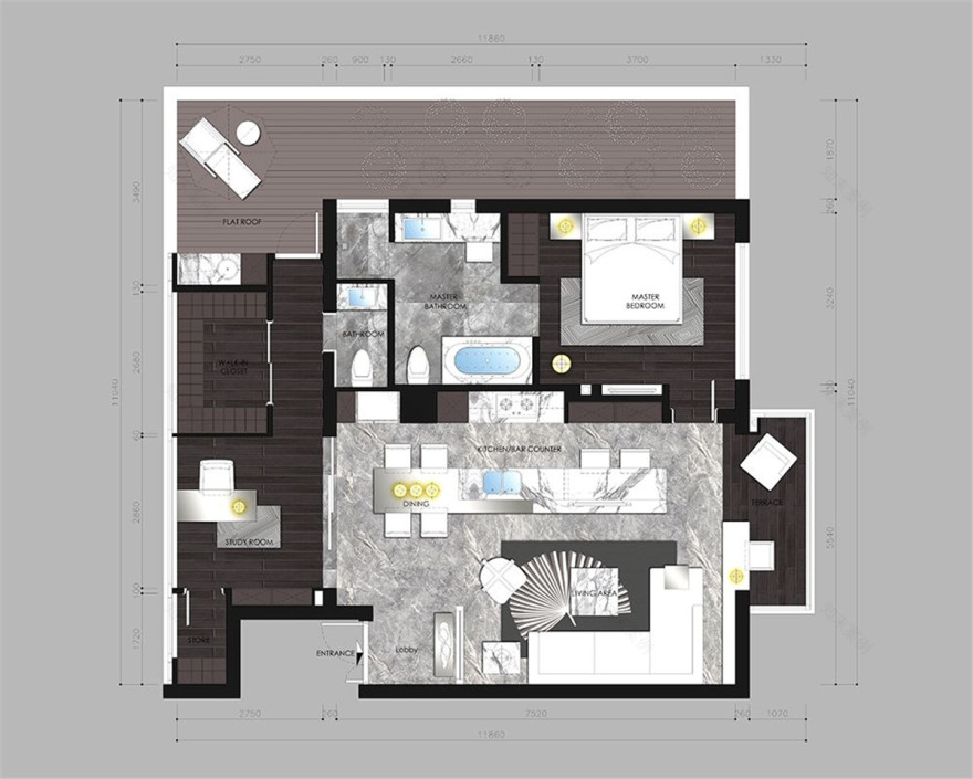 《台式美学》觥筹交错, 轻盈简洁, 低眉间诉说沁人心脾 鸿鹄设计-2