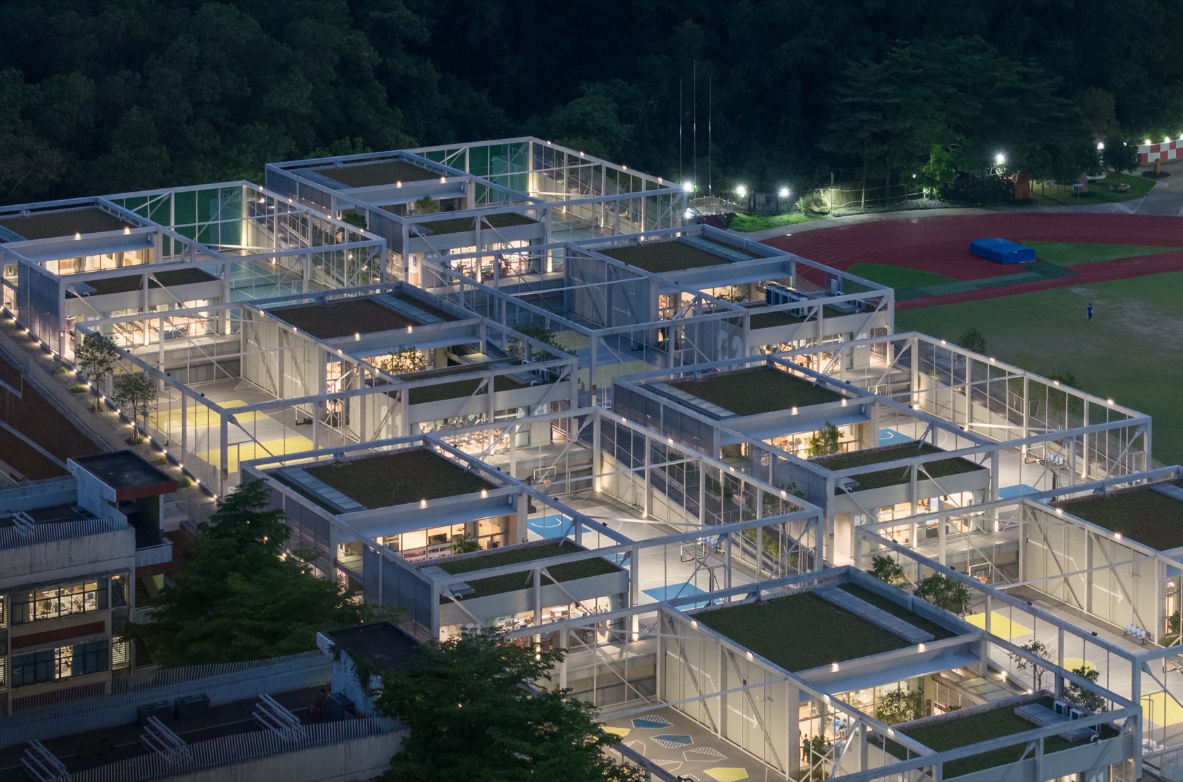 红岭高中新艺体中心丨中国深圳丨源计划建筑师事务所-136