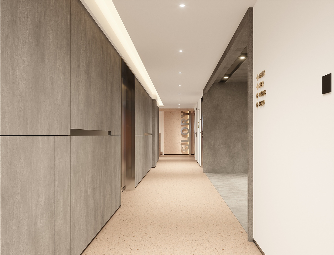 
极简创意INS+高级莫兰迪配色办公室案例 -5