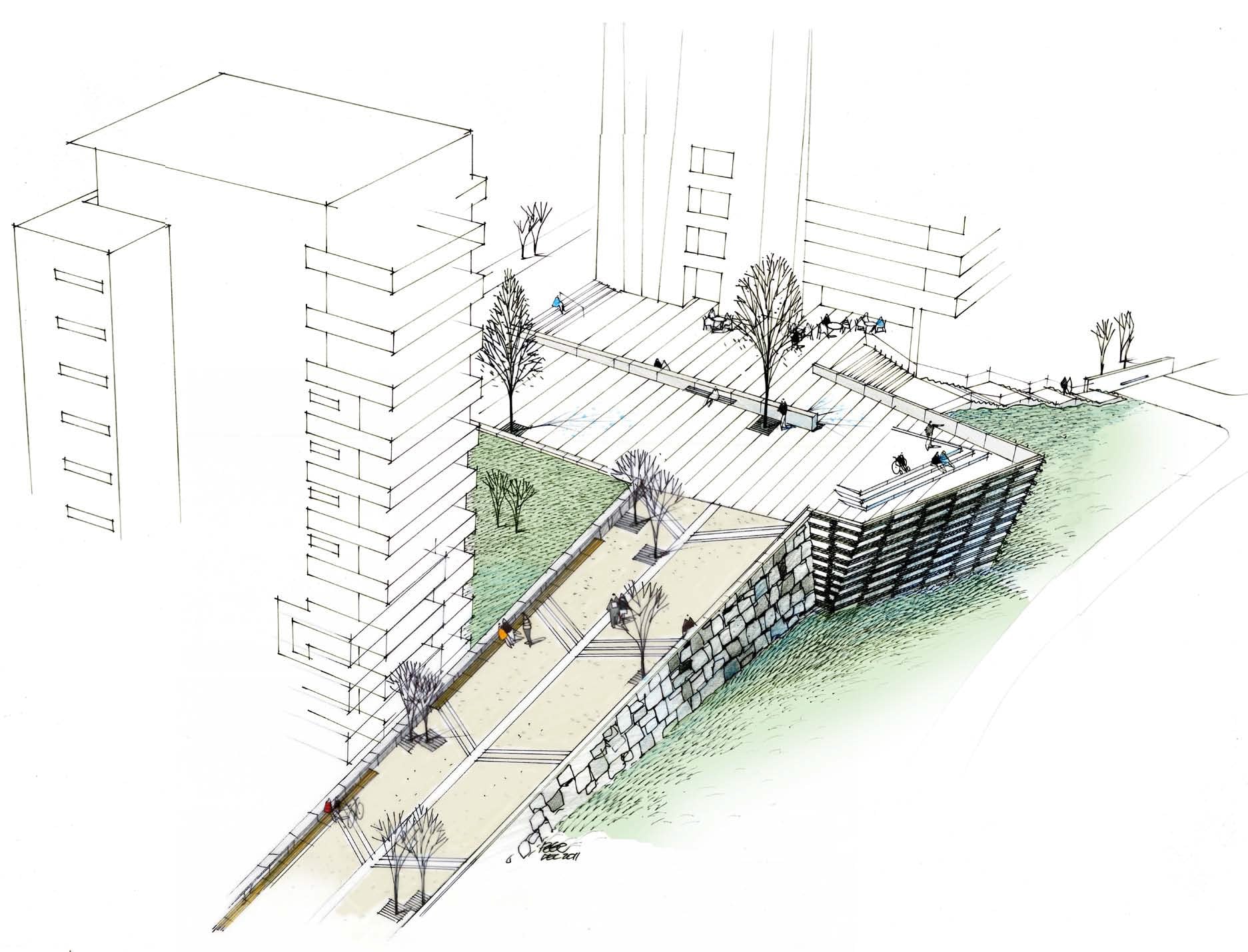 云客比的倾斜步道与全景露台-34