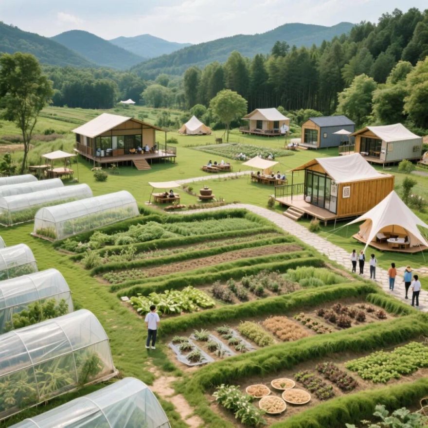 南方城市近郊100亩中草药农文旅规划设计建造与运营-86