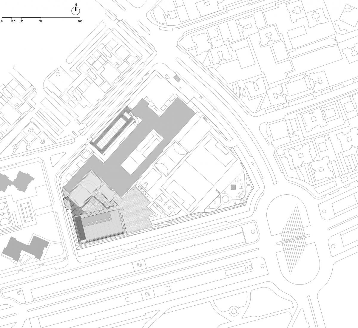 OAOB Arquitectura设计的多功能体育馆丨西班牙马德里-50
