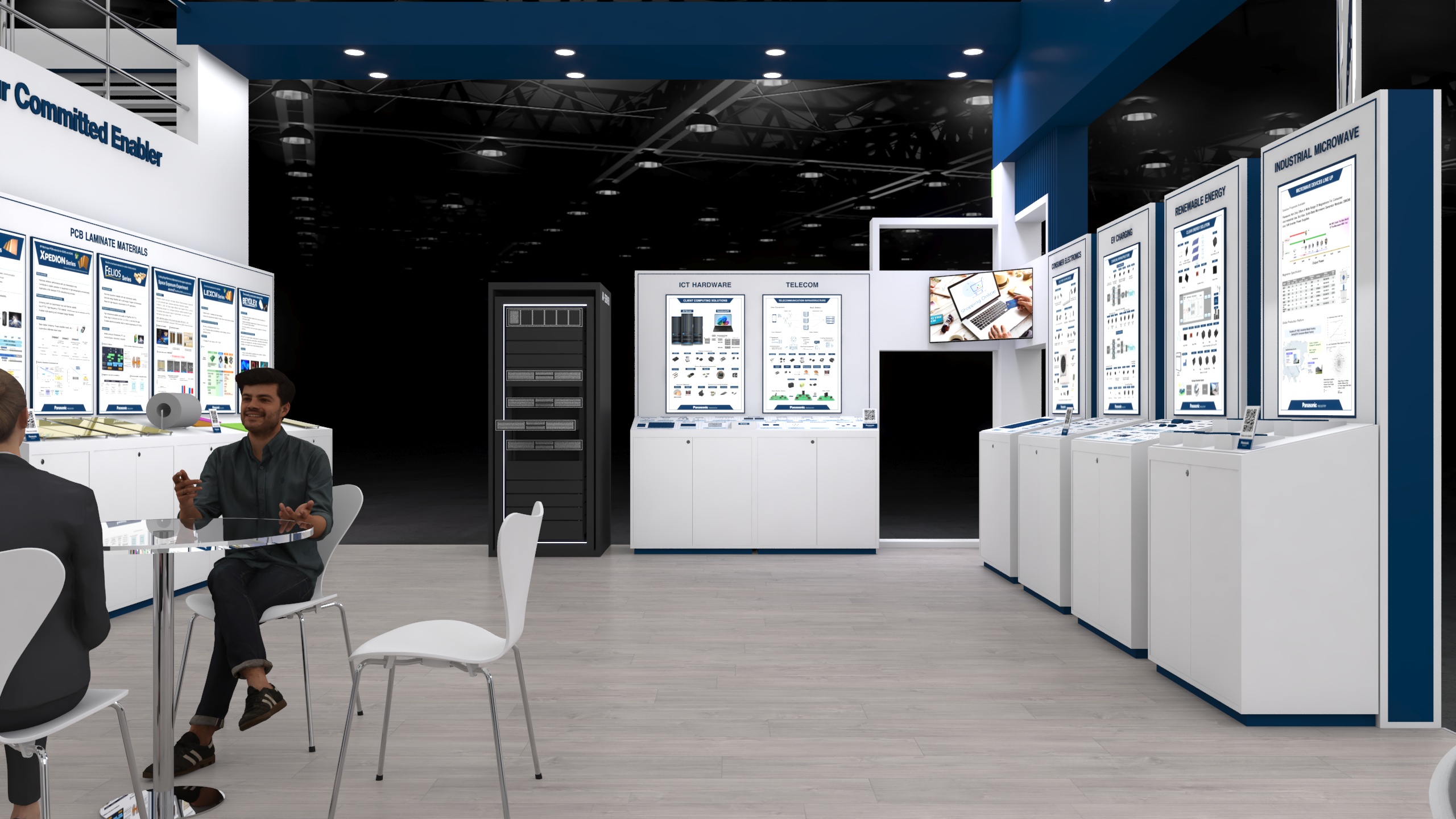 Panasonic Industries Electronica booth-11