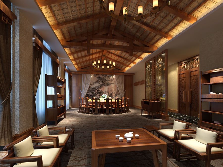 禅茶一品酒店_酒泉酒店设计-1