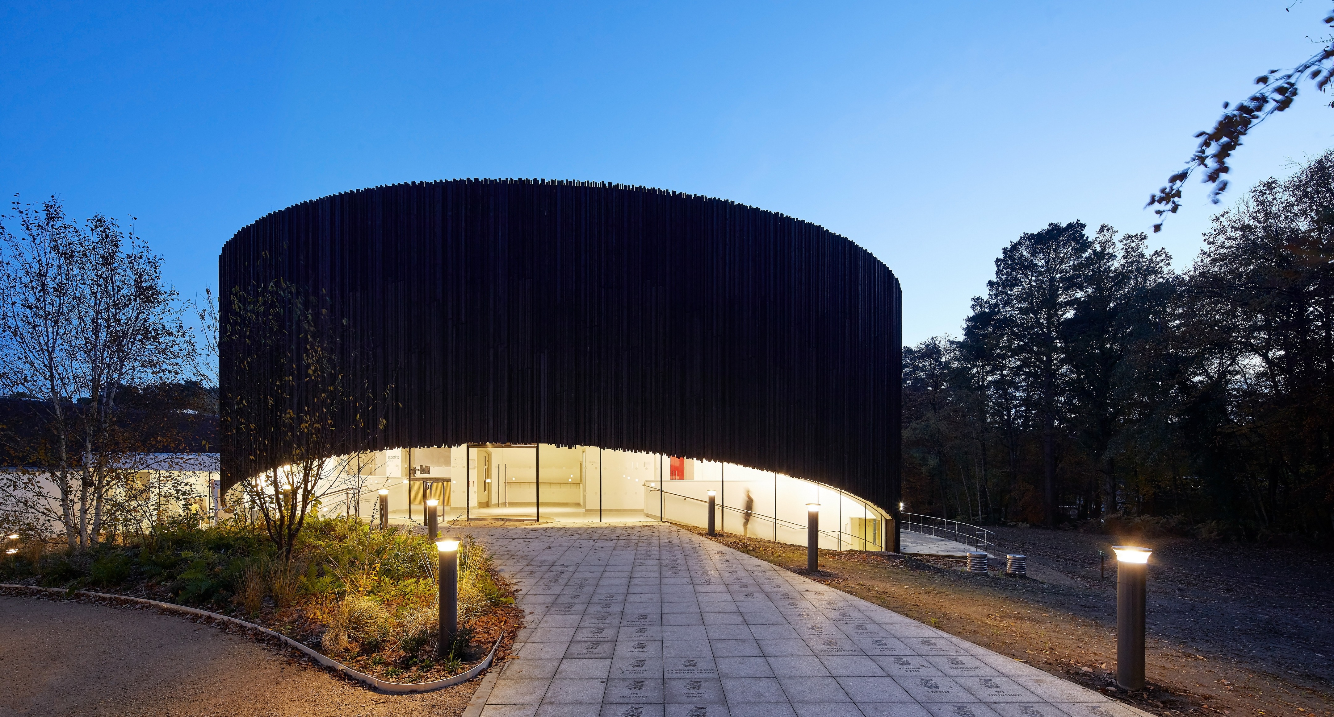 森林中的圆形艺术馆-32