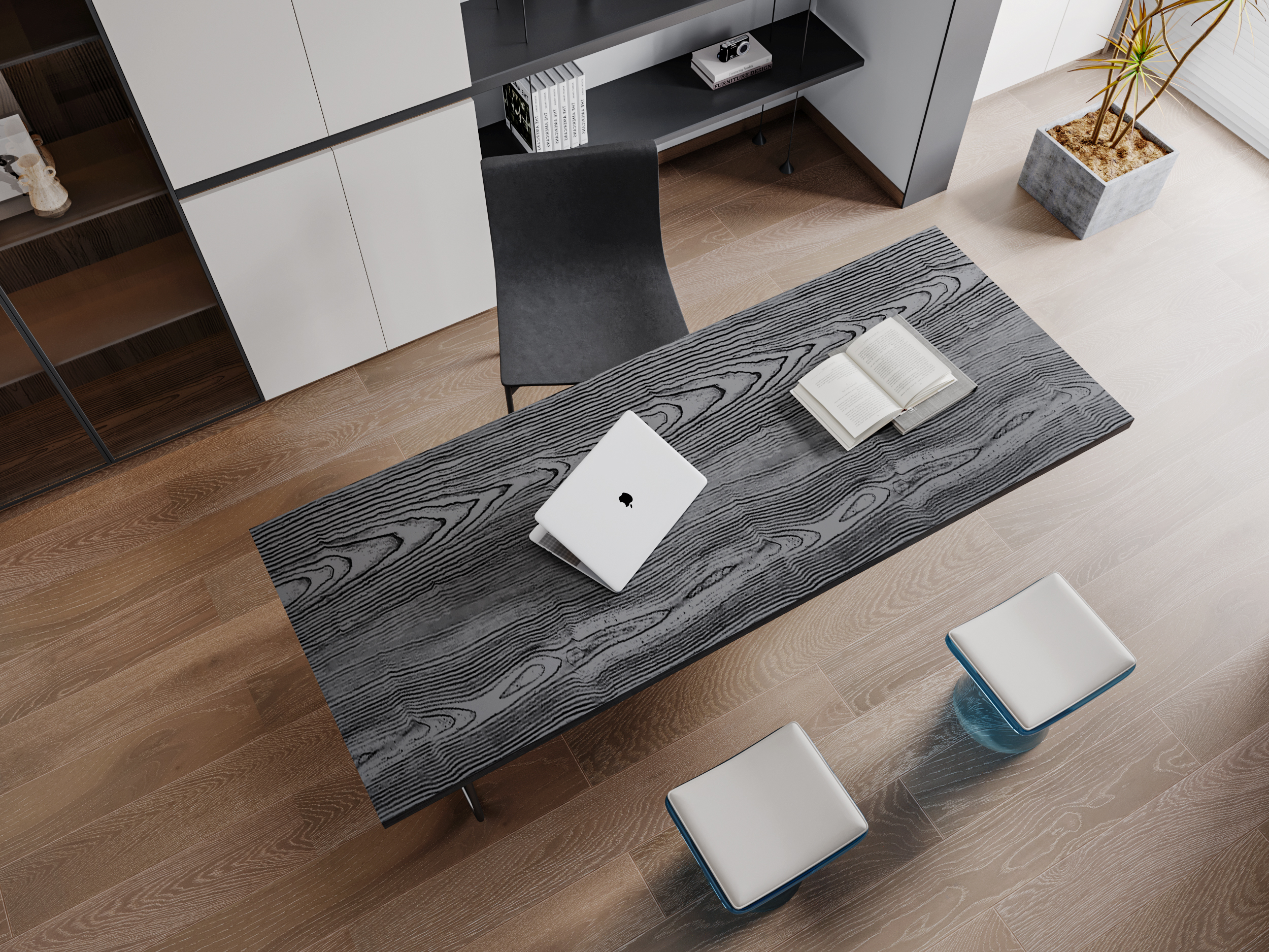 现代简约样板间-23