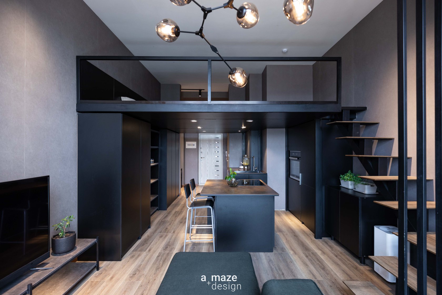 SPACE SAVING STUDIO APARTMENT 室内设计-4