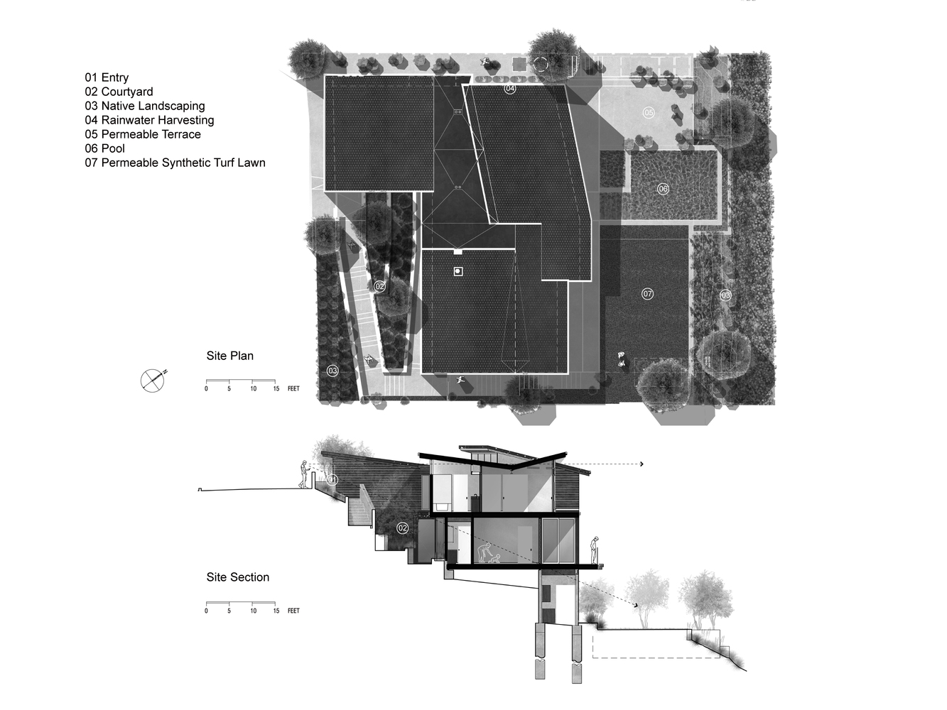 t House · 现代山地住宅设计丨Aaron Neubert Architects-6