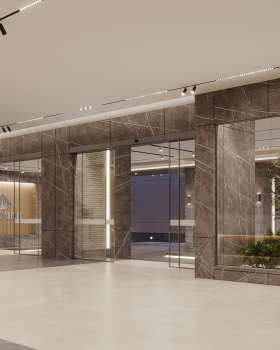 Modern Residential Entrance Lobby