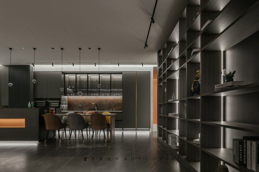 木兮贝全屋定制展厅丨墨鱼空间设计-27