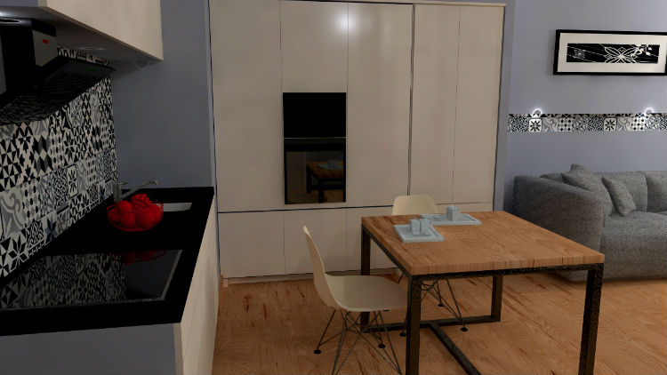 46㎡单身公寓室内设计方案-11