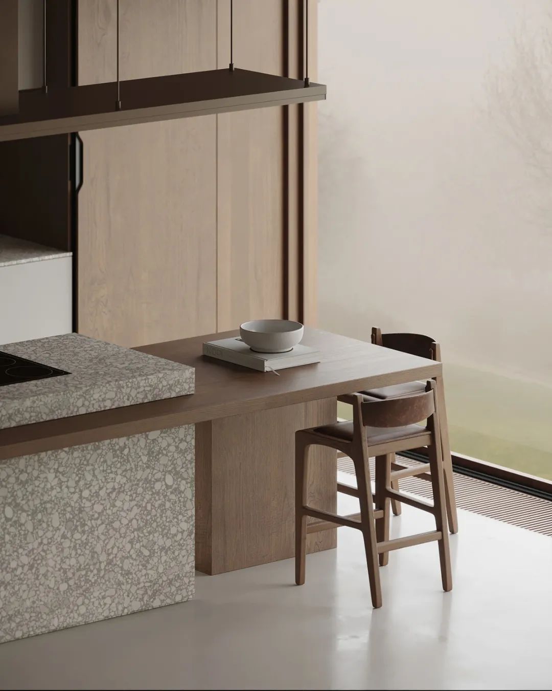 暖色调原木系奶油风极简设计丨HPISD-26