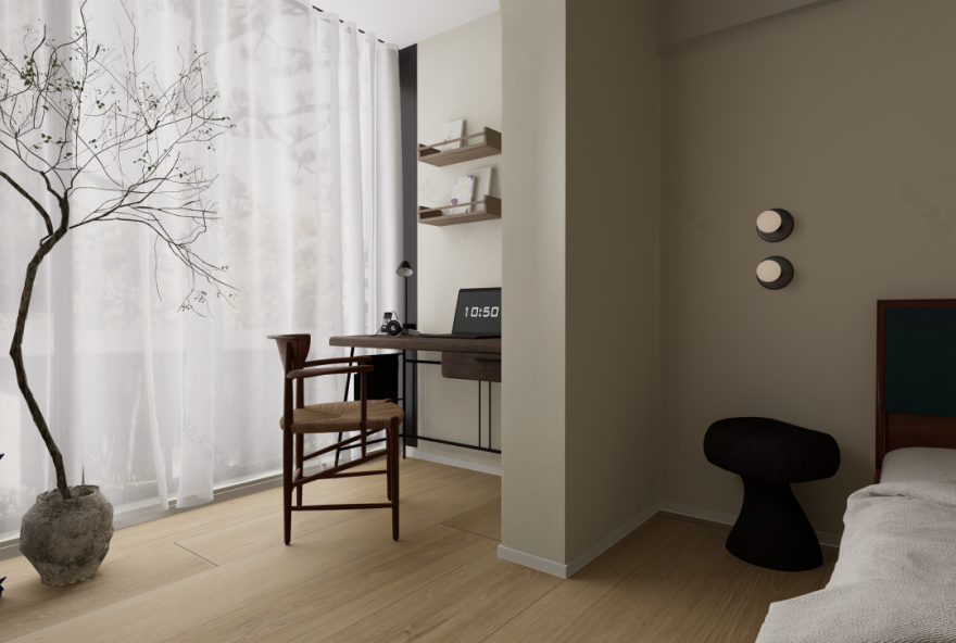 东莞万科城市高尔夫花园轻法 · 中古风设计丨中国东莞丨DP 设计-64