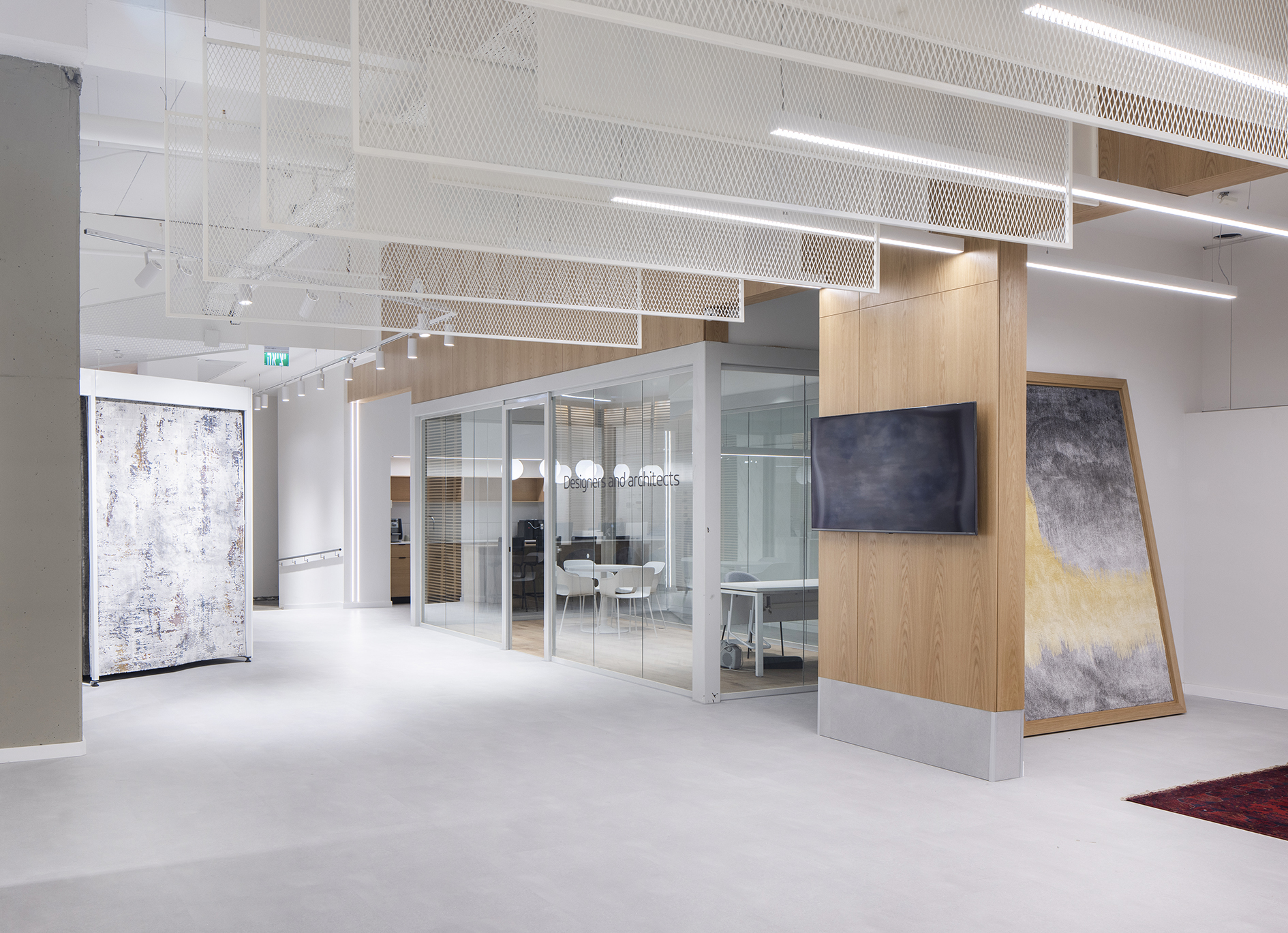 科技与工艺融合的惊艳地毯展示空间丨ON Studio-12