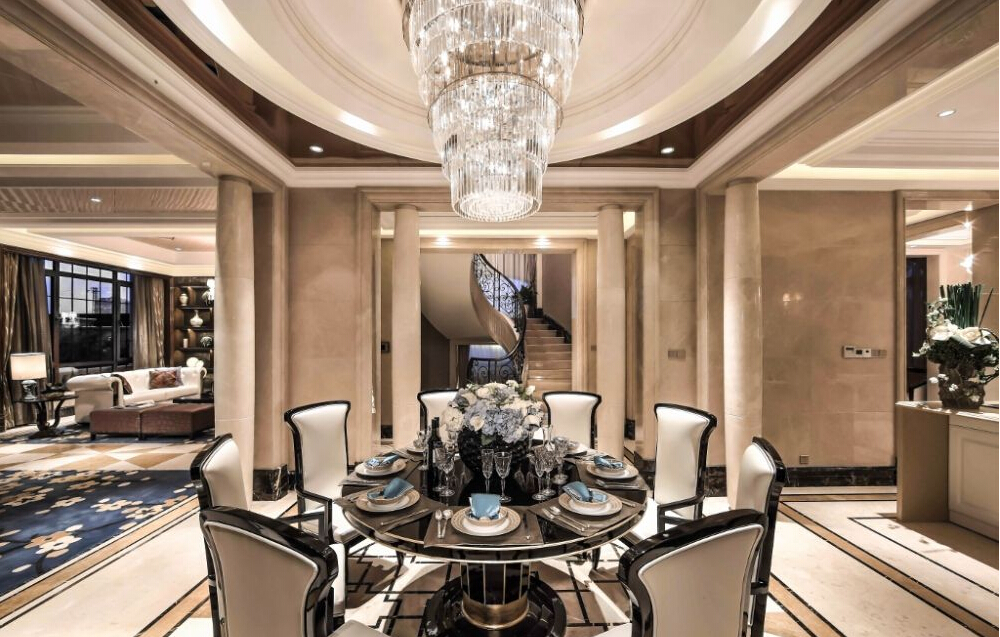 上海同余设计 诸暨浦阳江一号P户型别墅样板间-5