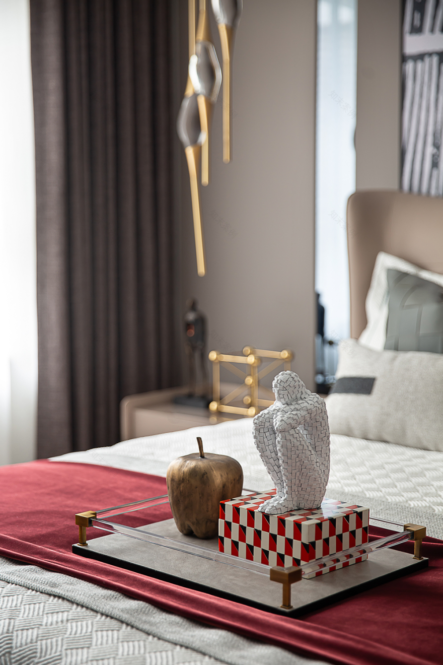 280㎡潍坊复式样板间,简约雅奢的品质生活!-36