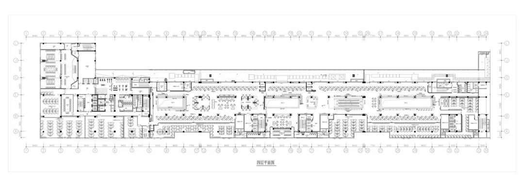 以空间色彩组织流线的市民中心设计-59