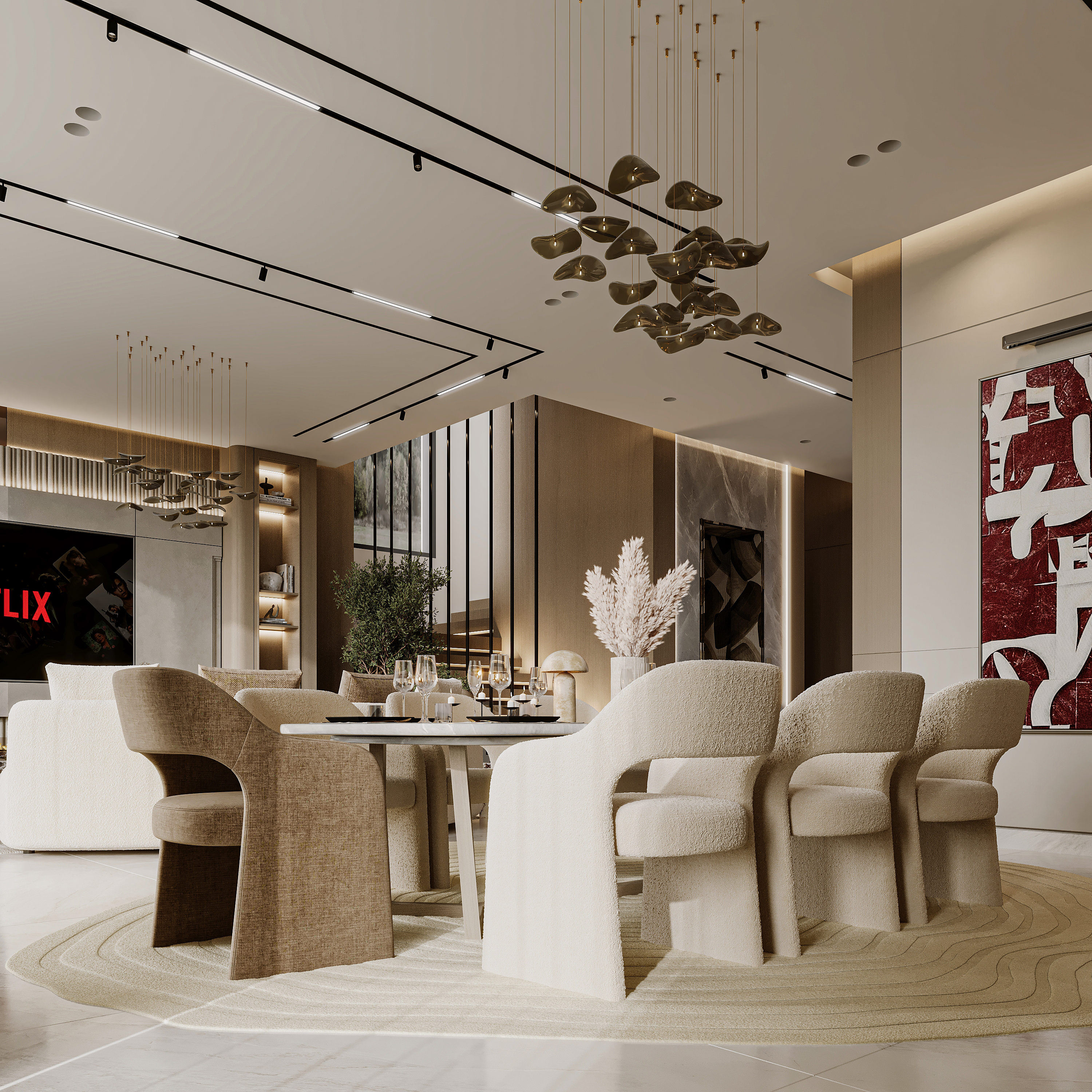 大厅室内设计丨KT_DESIGN STUDIO-27