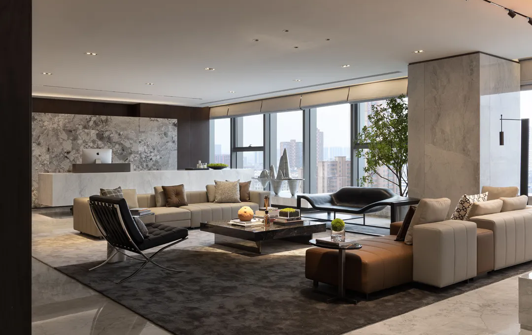 南昌联发中心办公样板房丨中国南昌丨创时空设计-12