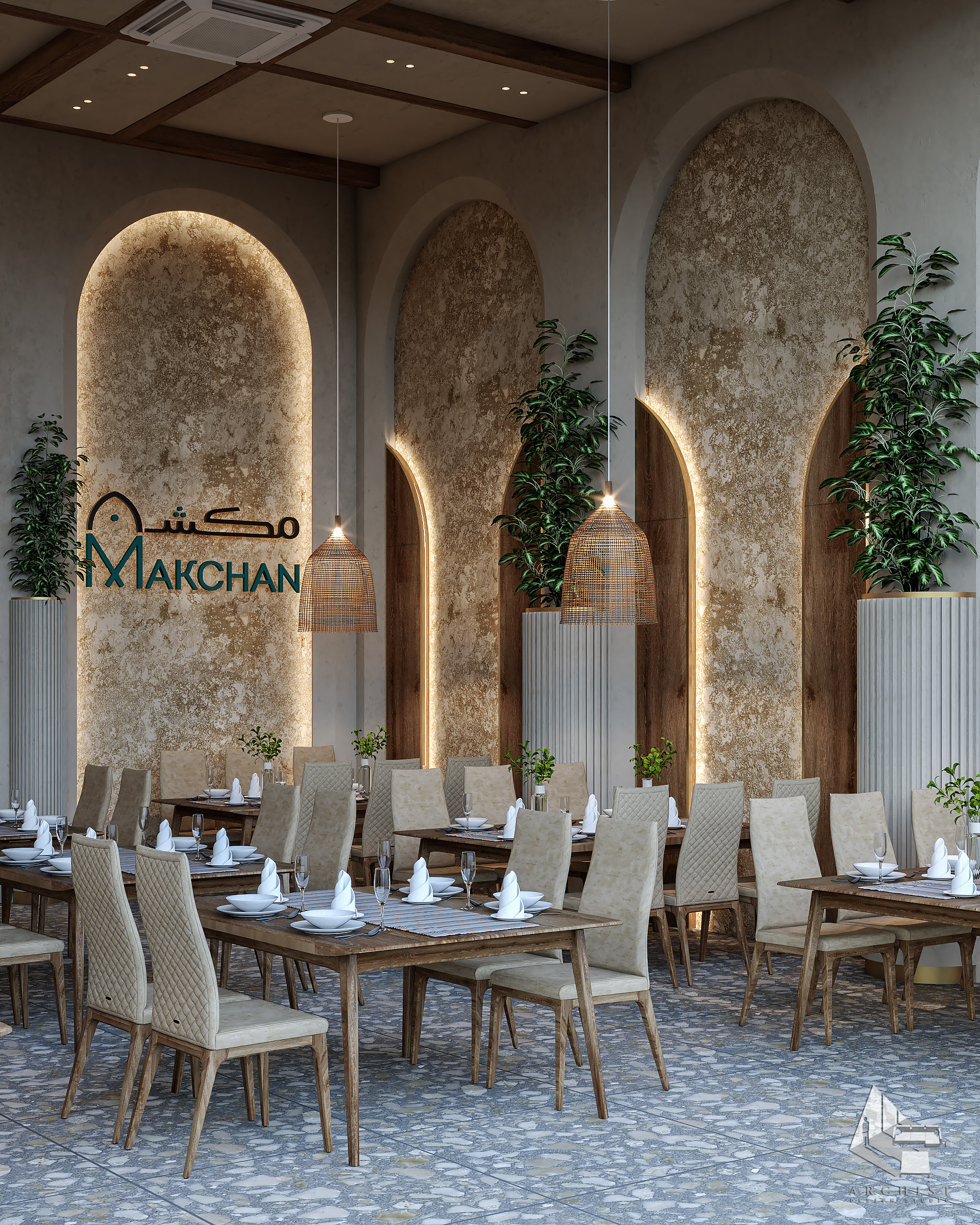 MAKCHAN YANBU 分店室内设计丨沙特阿拉伯延布-8