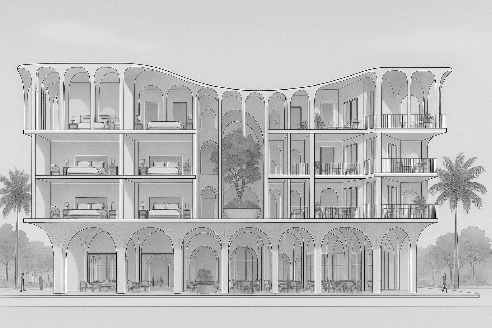 酒店建筑丨阿联酋迪拜丨Võ Hữu Linh Architects-32