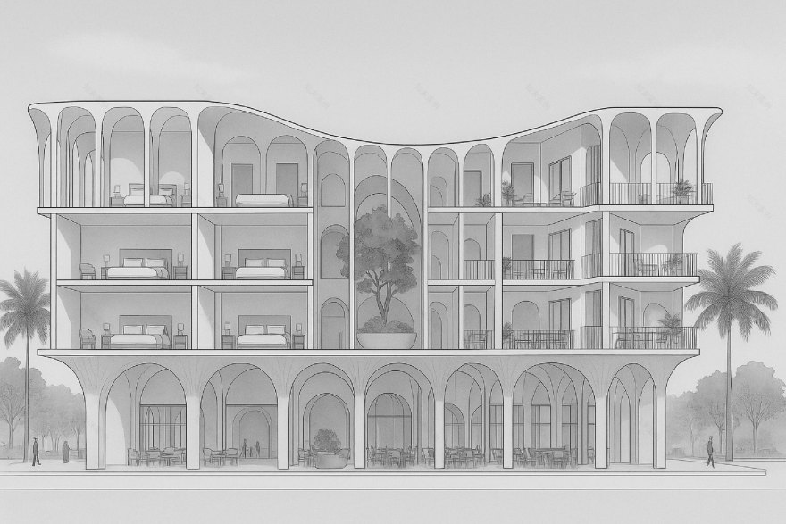 酒店建筑丨阿联酋迪拜丨Võ Hữu Linh Architects-32