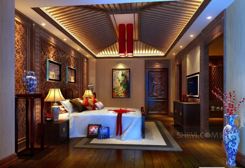 中式风格别墅方案设计——龙润国际社区空中别墅方案 —— 东方魅力-9