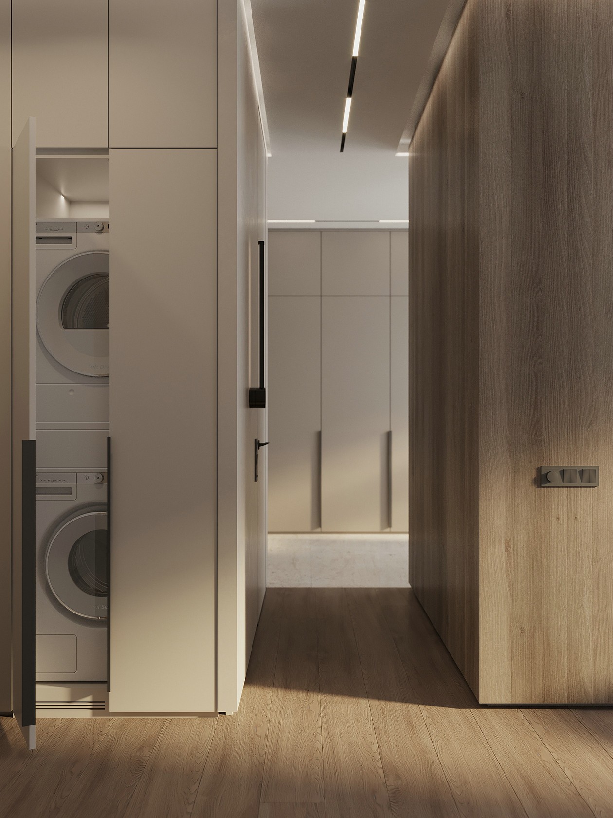 中性色系小空间公寓设计-1