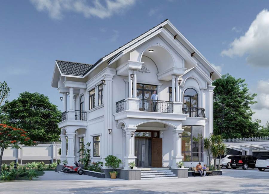 35套二层坡顶别墅设计方案丨NEOHouse vn-18