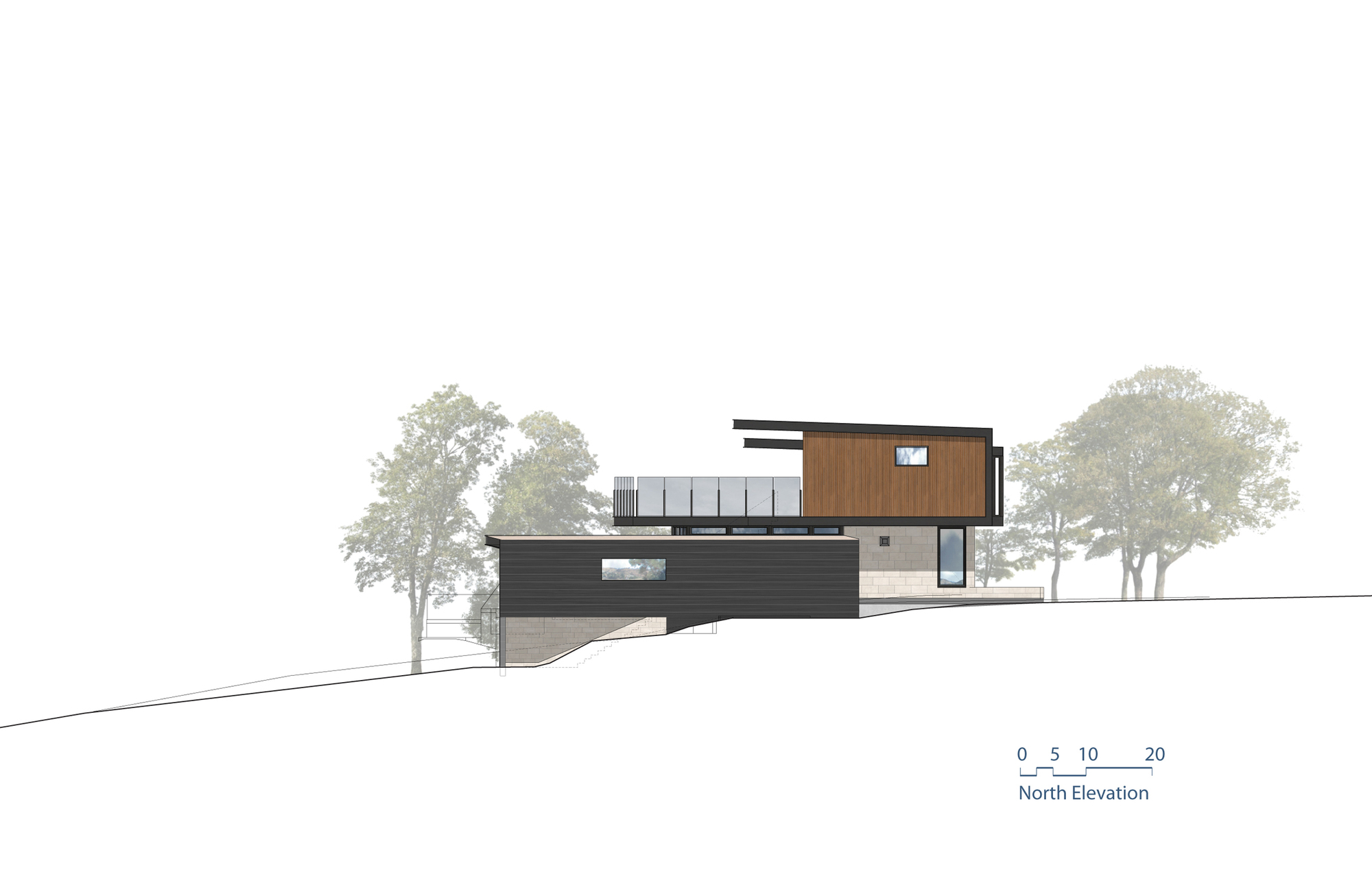 阿罗约橡树屋丨美国加利福尼亚丨ANX,Aaron Neubert Architects-47