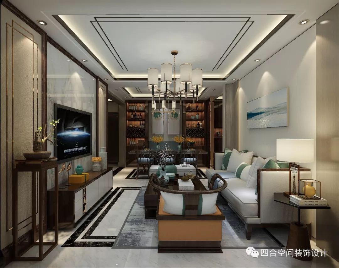 太原城上城 125㎡中式家居设计，自然与优雅的完美融合-4