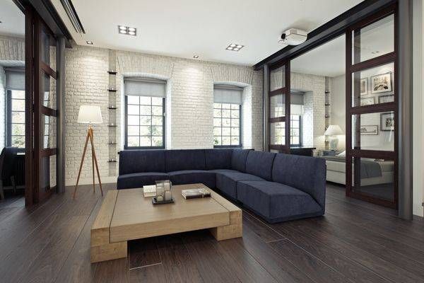 Квартиры студии в современном стиле, 5 проектов - Фото интерьеров-168