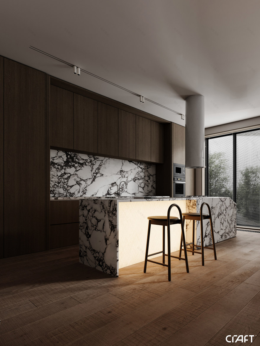 客厅与餐厅设计丨United Arab EmiratesAbu Dhabi-5