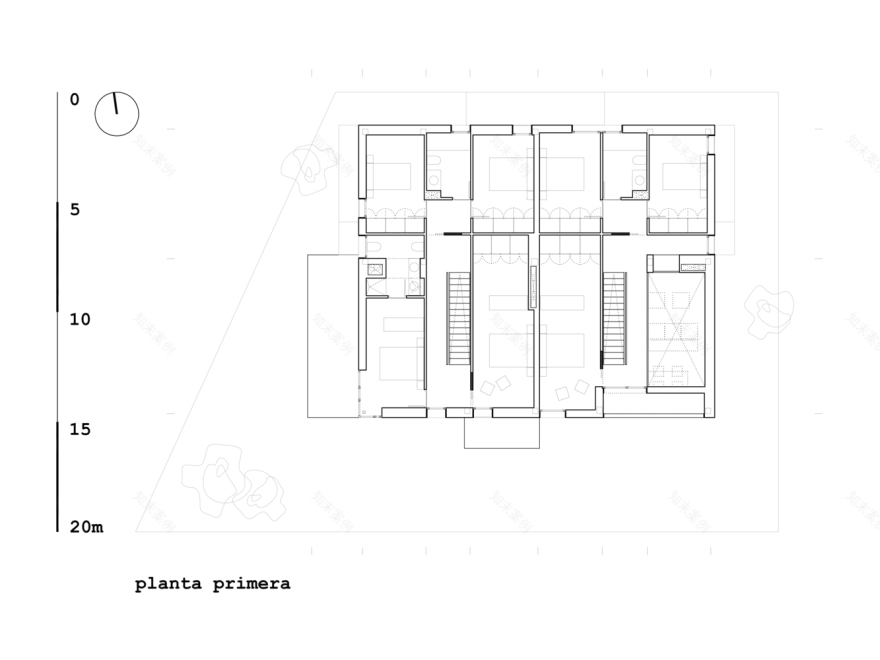 双层“书卷”住宅-48