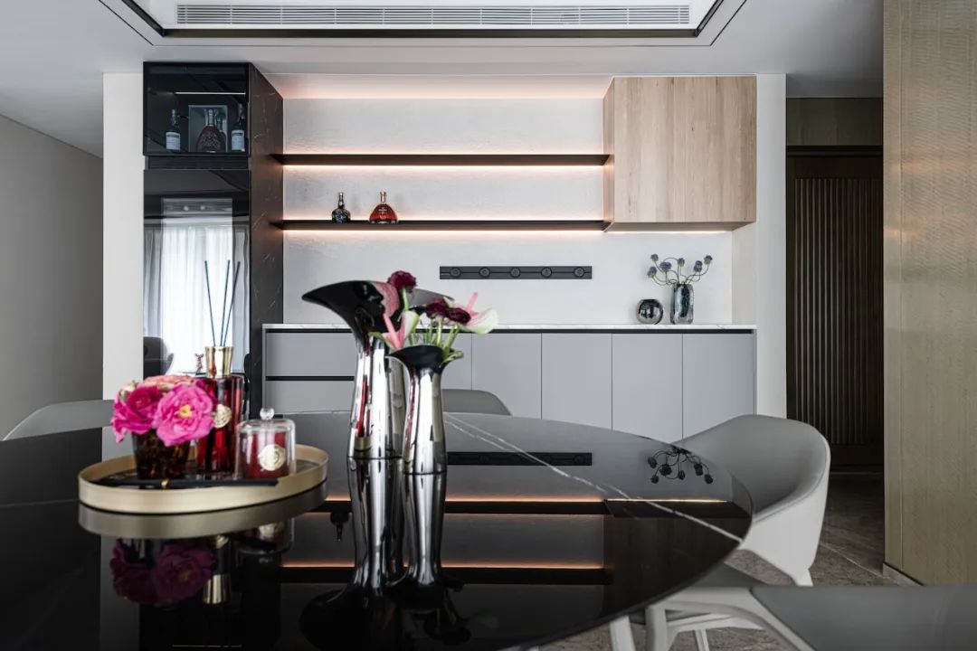 220㎡精装房改造，极具艺术性的质感空间 | 尚舍生活设计-35