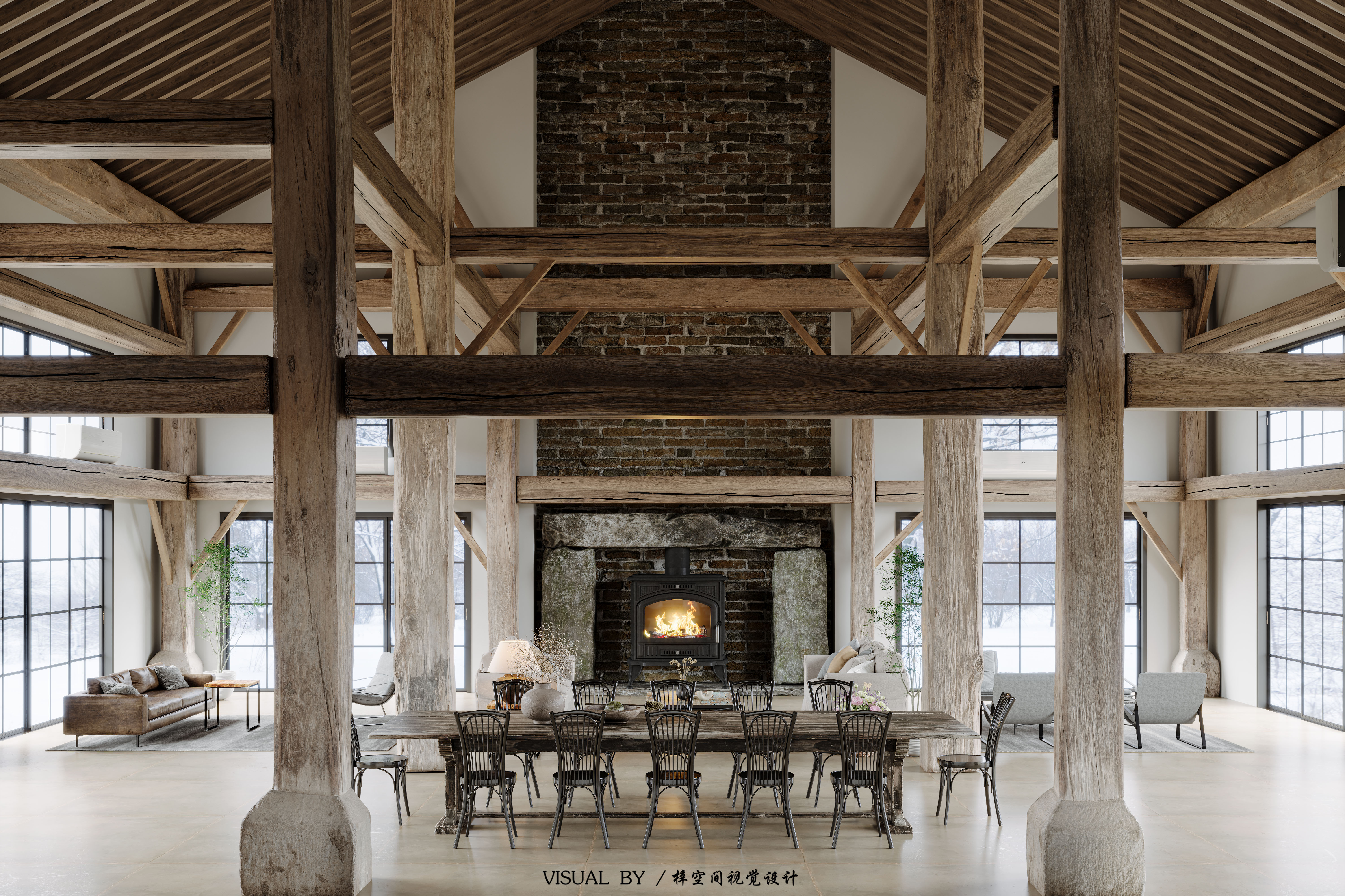 寂·寒丨梓空间视觉设计-5