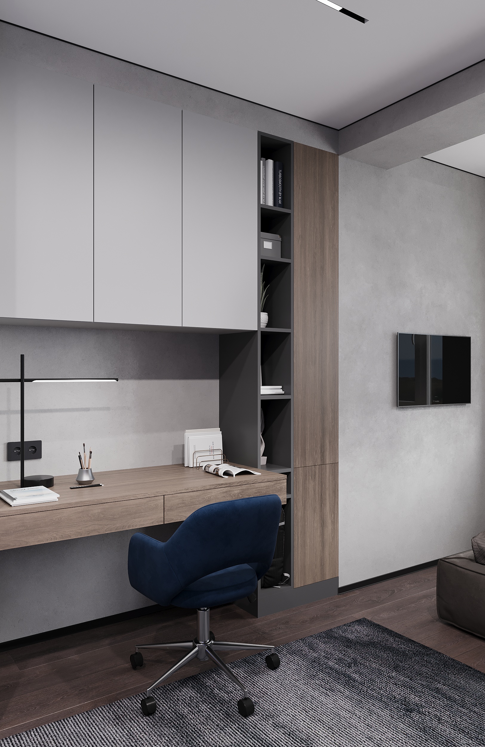 Boy’s Gamer Bedroom | Modern Kids Room Design-5