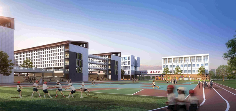 学校建筑外观设计案例效果图-12