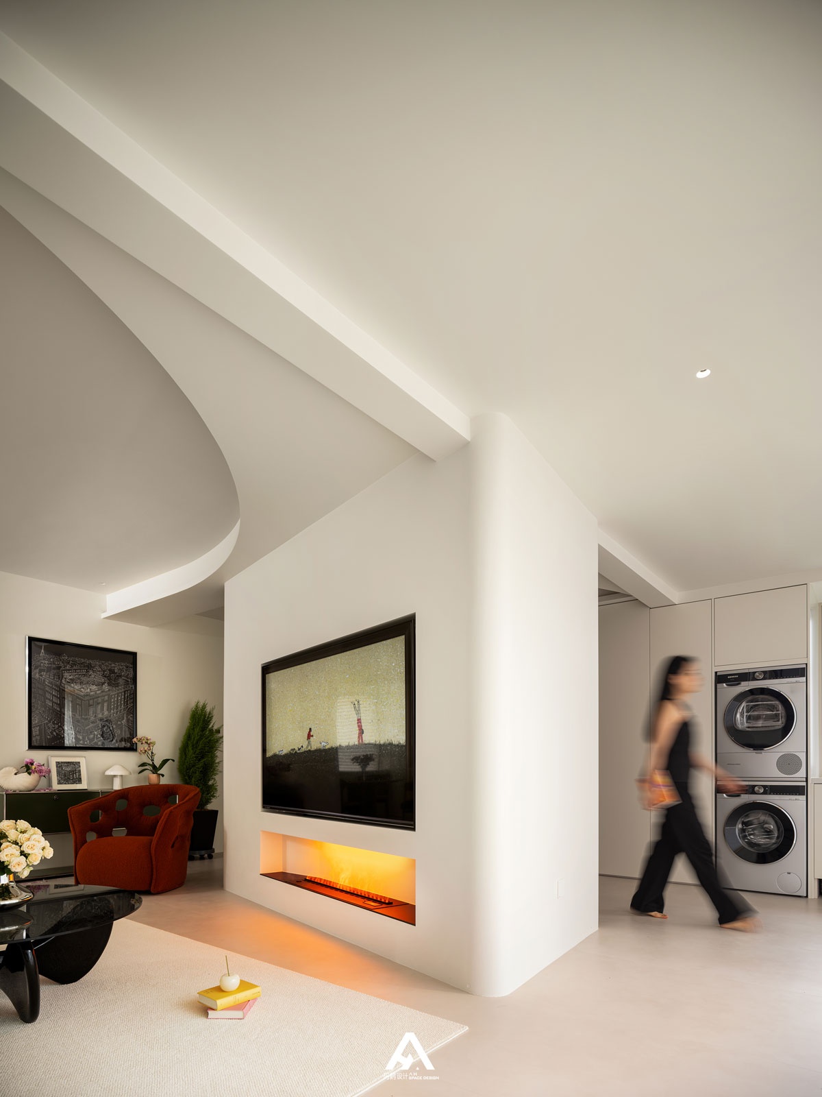 自带清凉感的家,淡彩绿意丨南昌阿鹤设计-14