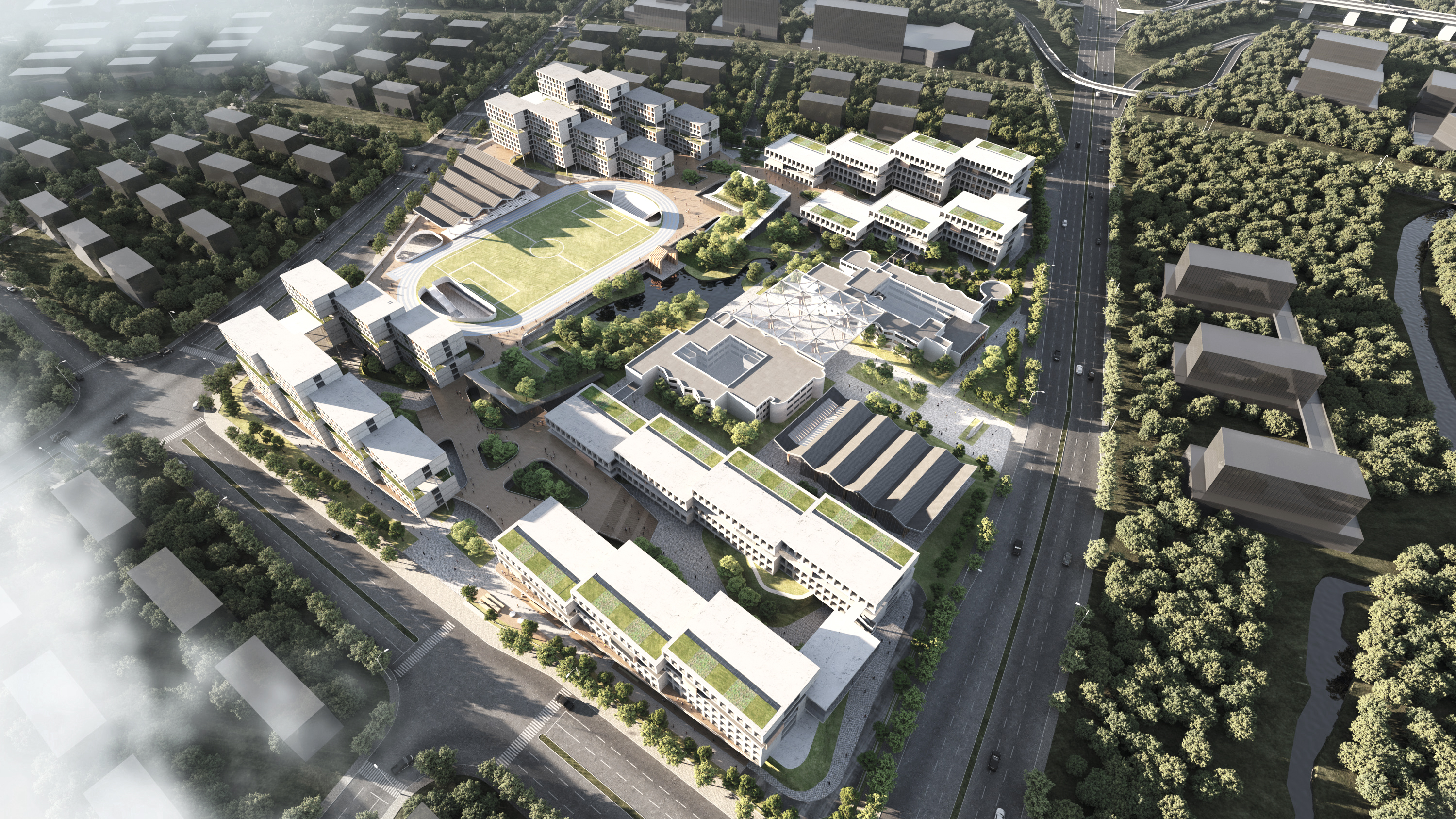 同济院竞赛第二名方案：重庆市八中科学城中学校（改扩建）-19