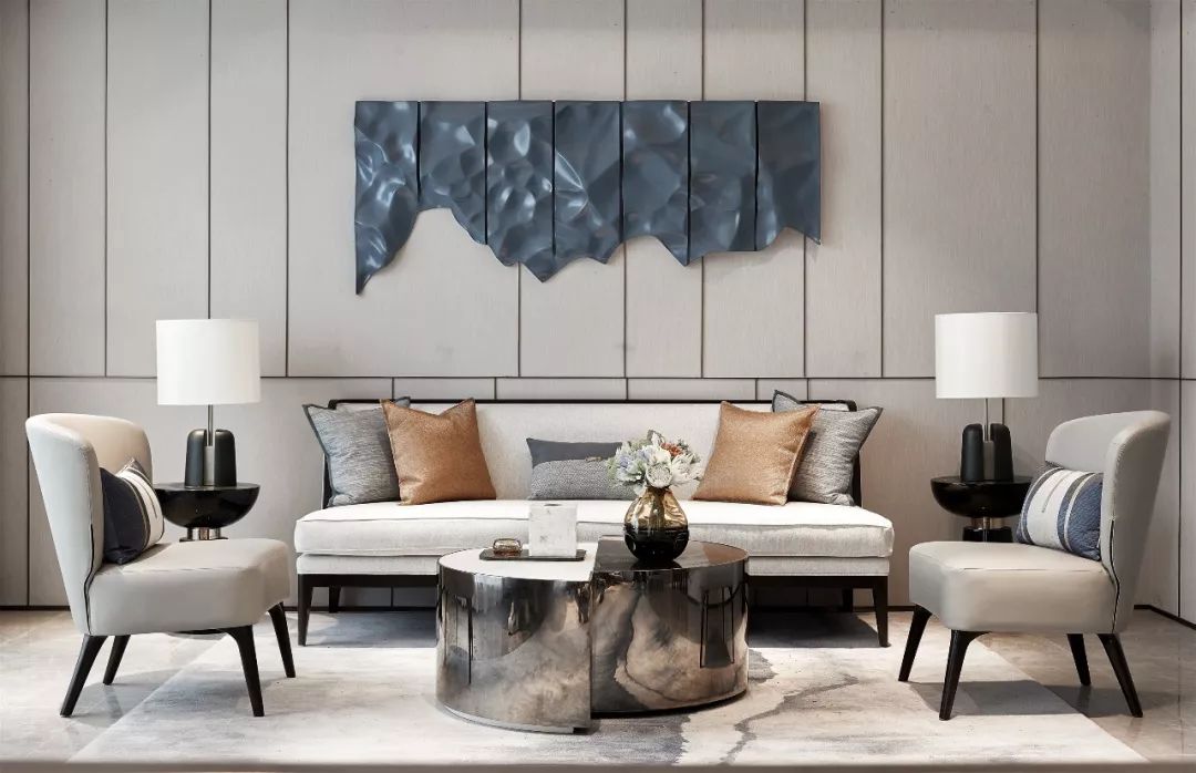 天津中海·津门大院现代法式样板房 | 黑红配色，致敬永恒经典-66