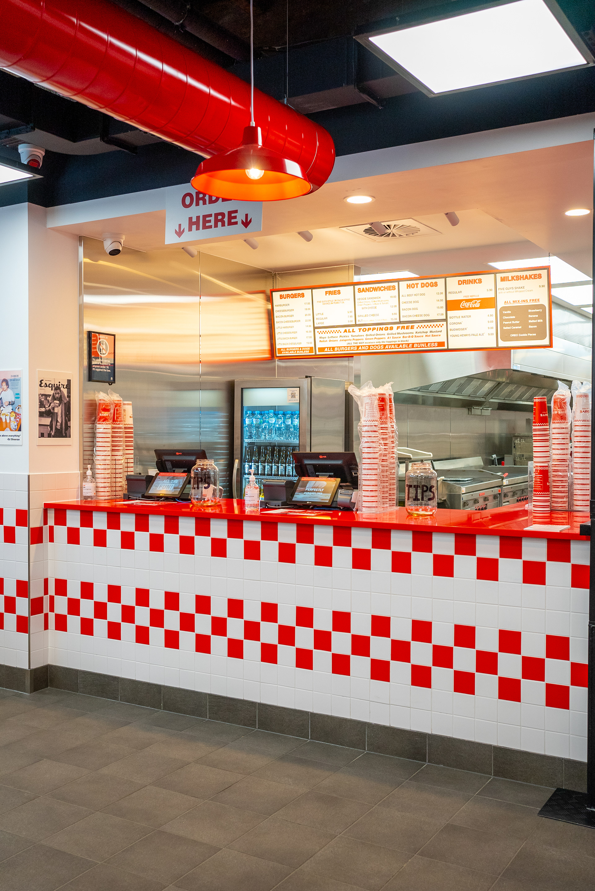Five Guys | George Street Sydney | Restaurant Design-42