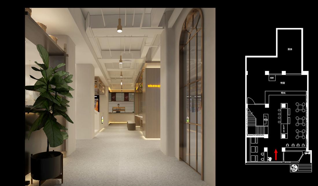 现代工业风格餐厅设计-4