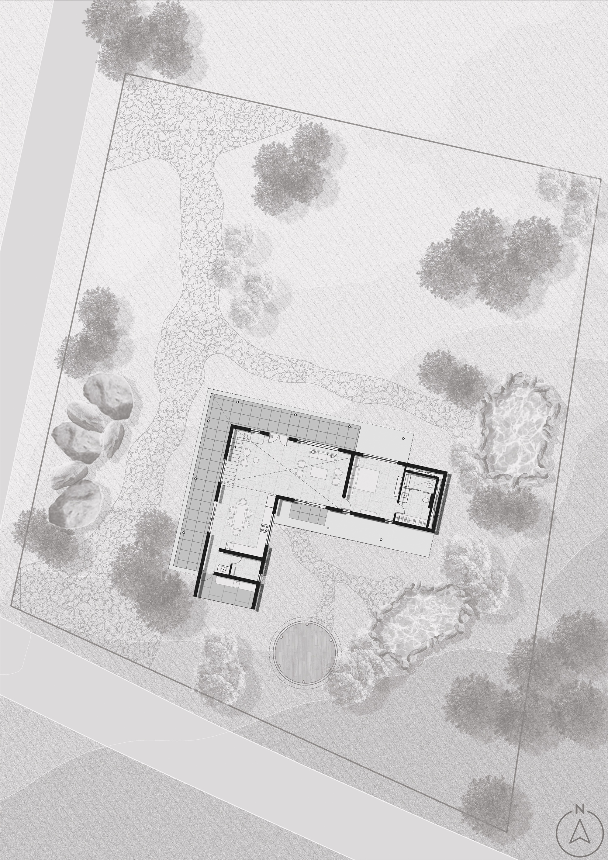 克里帕尼莱农舍丨印度丨HabitArt Architecture Studio-49